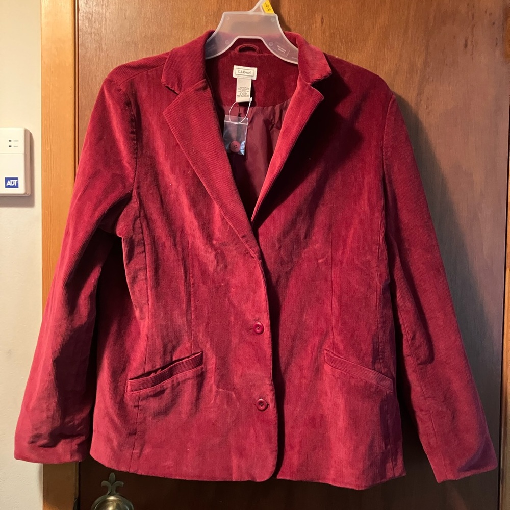 L.L. Bean Women's Rich Red Blazer